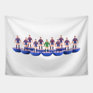 Barca subbuteo football team Tapestry