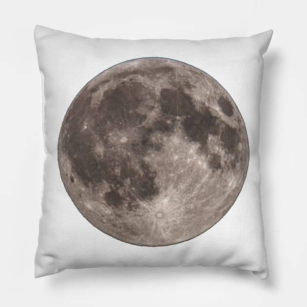 Full Moon Pillow by StevenElliot