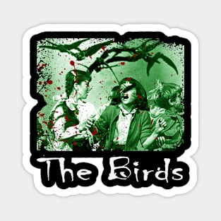 Winged Menace The Birds Feathered Fiends T-Shirt Magnet