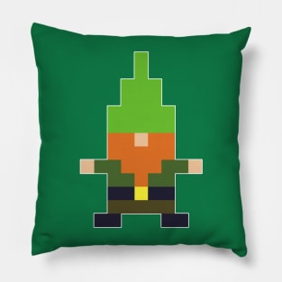 Leperchaun Gnome in Pixel Pillow