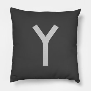 𐰠 - Letter L (v2) - Old Turkic Alphabet Pillow