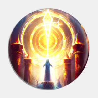 Mystic Light Radiates from Secret Temple Pin