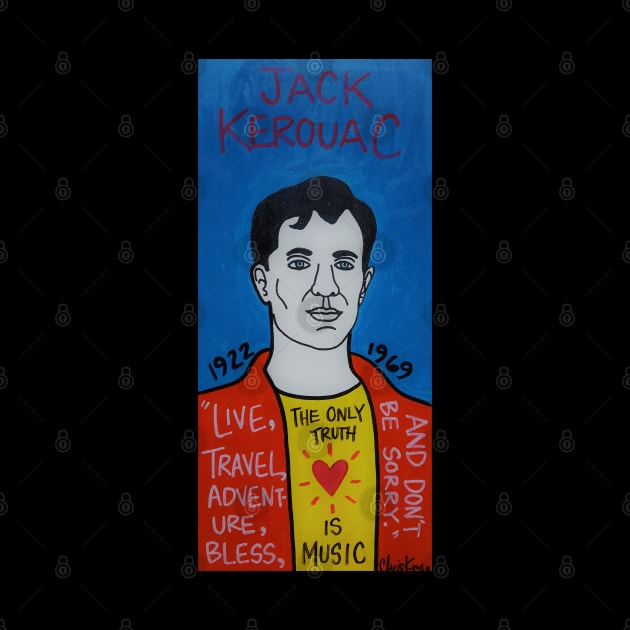 Jack Kerouac by krusefolkart