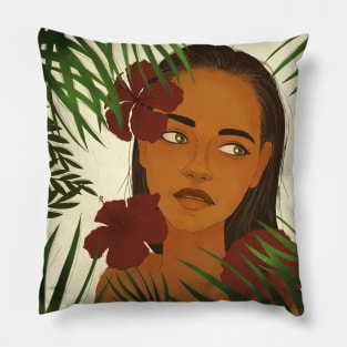 Tropical Girl Pillow