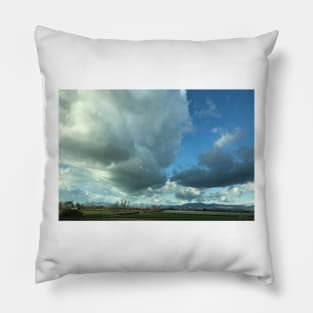 Dramatic Clouds over Campania Pillow