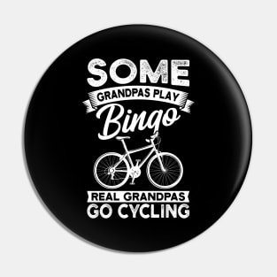 Real Grandpas Go Cycling Gift Pin