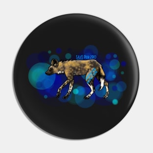 Day 5- African Painted Dog Pin