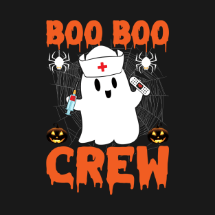 Boo Boo Crew Nurse Shirts Halloween Nurse Shirts for Women T-Shirt