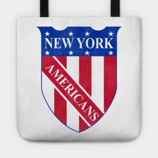 Defunct New York Americans Hockey Team Tote