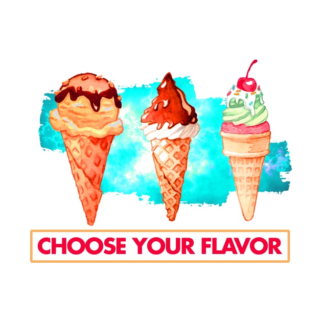 ICE CREAM FLAVOR by theanomalius_merch