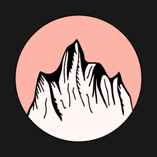 Mountains Sketch V17 T-Shirt