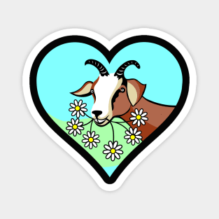 Goat Lover Valentine Magnet