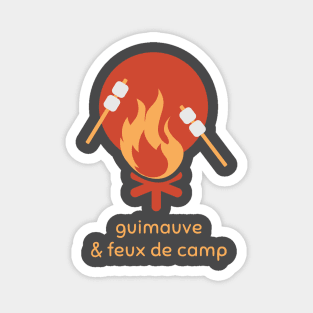 guimauve feux de camp Magnet