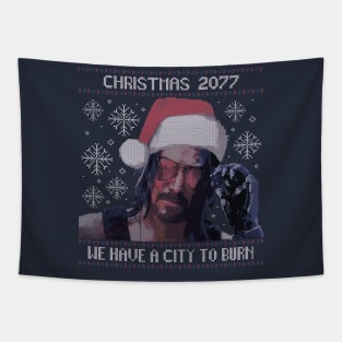 Christmas 2077 Tapestry