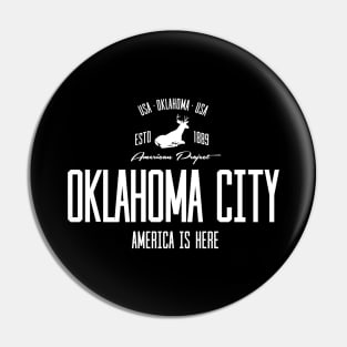 USA, America, Oklahoma City Pin