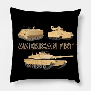 American Tank Fist Pillow