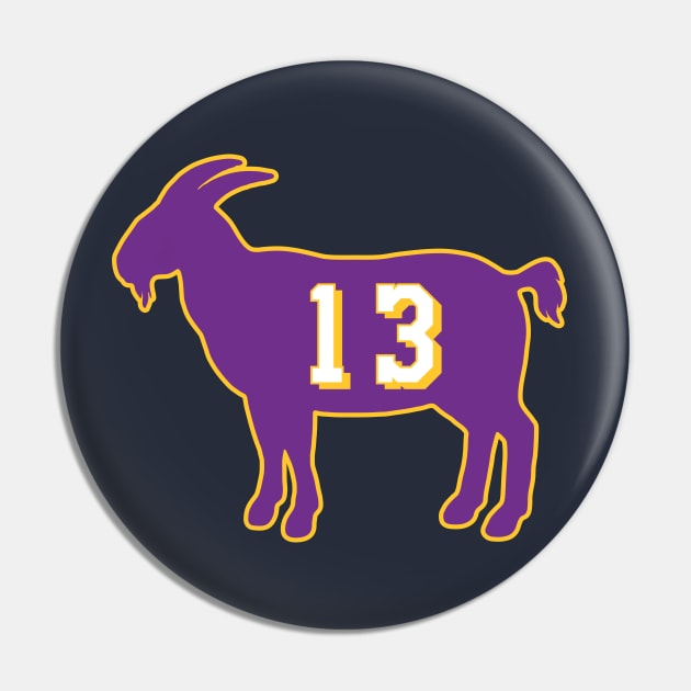 Wilt Chamberlain Los Angeles Goat Qiangy Pin by qiangdade