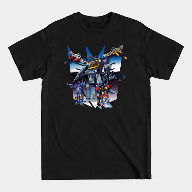 Discover Masterpiece Soundwave and Cassettes - Transformers - T-Shirt