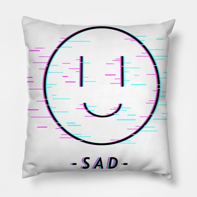 Sad Original Design Pillow by KittyxKato