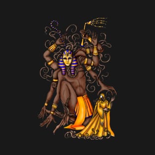 Black Pharaoh and Yellow King T-Shirt