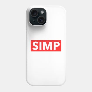 Simp Gen Z Slang Meme Phone Case