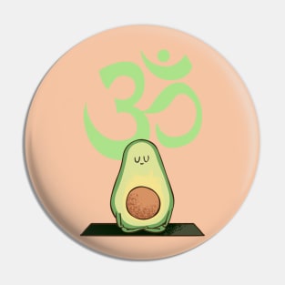 Om Avocado Pin