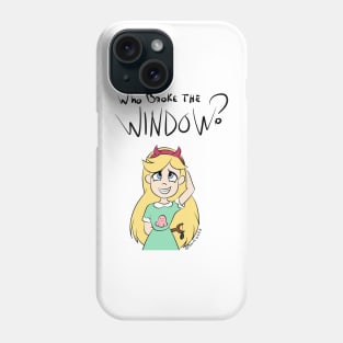 Who broke the window? - Star vs the forces of evil fanart Phone Case