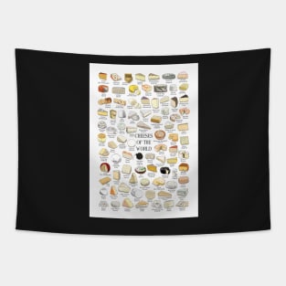 Cheeses of the World Tapestry