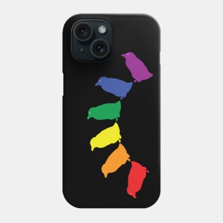 Abstract Pride Penguins Rainbow Phone Case