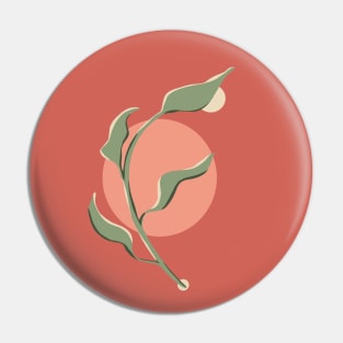 Plant with circles Pin