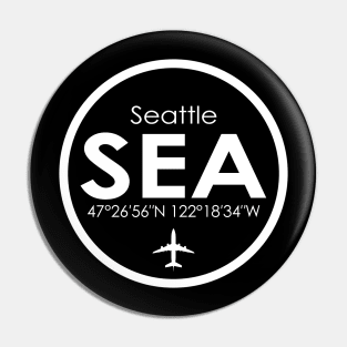 SEA, Seattle-Tacoma International Airport Pin