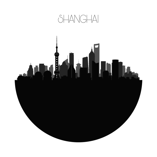 Shanghai Skyline by inspirowl