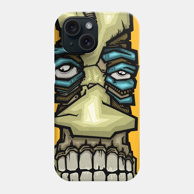 color face Phone Case by manuvila