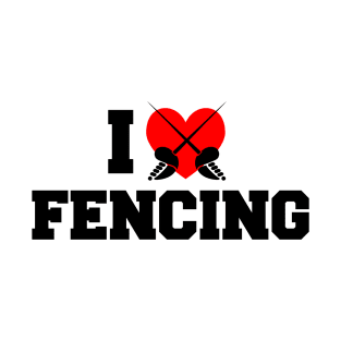 I Heart Fencing T-Shirt