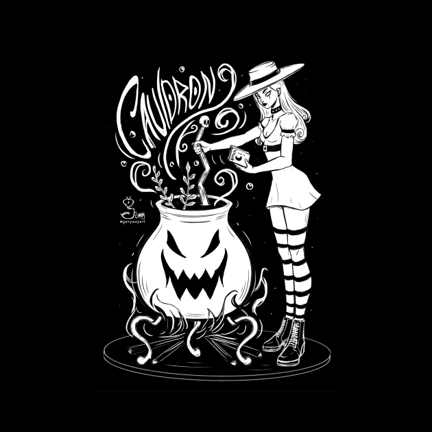 Witchtober Day 2 - cauldron by genyway