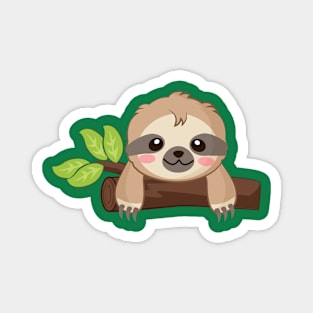 cute baby sloth Magnet