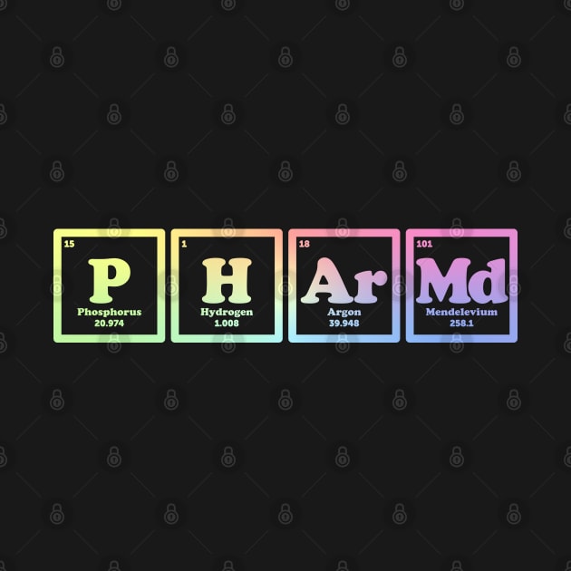 PharmD Periodic Table by ScienceCorner