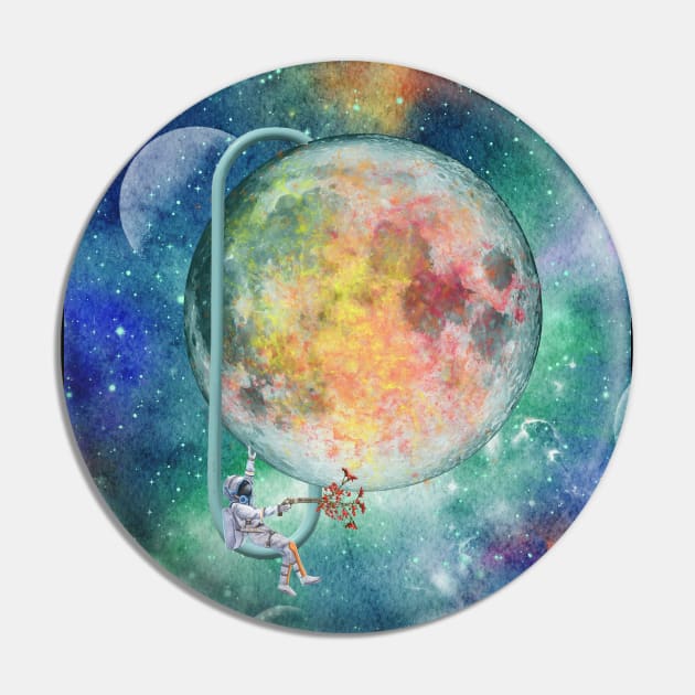 Cosmic Florist Pin by SalxSal