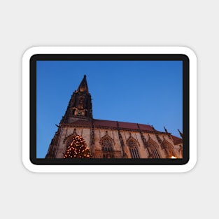 Lambertikirche, church, Christmas market, Munster, city, Westphalia Magnet