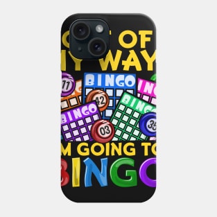 Funny Bingo graphic for a Lottery and Bingo Player Phone Case