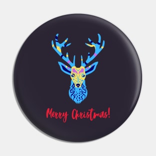 Reindeer merry christmas Pin