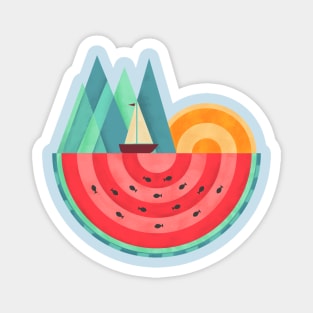 Nature Watermelon Magnet