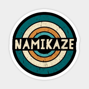 Retro Styles Namikaze Name Birthday 70s 80s 90s Circle Magnet