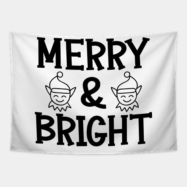 Merry & Bright Tapestry by colorsplash