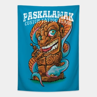 paskalamak tiki shirt Tapestry