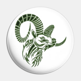 1979-1980, Earth Goat Emblem Chinese Zodiac Pin