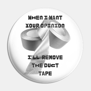 Duct tape Pin
