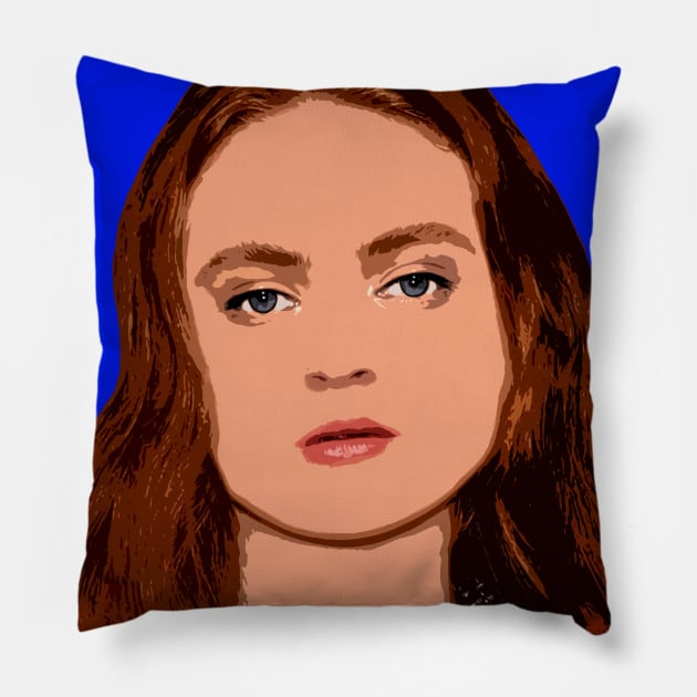 sadie sink Pillow by oryan80