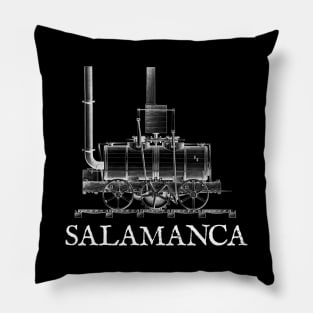 SALAMANCA Steam Locomotive 1812 Engine Train History Pillow