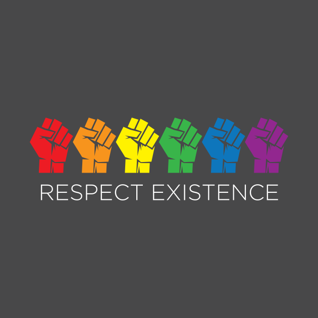 Disover RESPECT EXISTENCE - Lgbtq Rights - T-Shirt